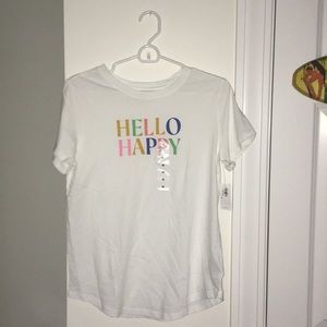 NEW Hello Happy Old Navy Shirt